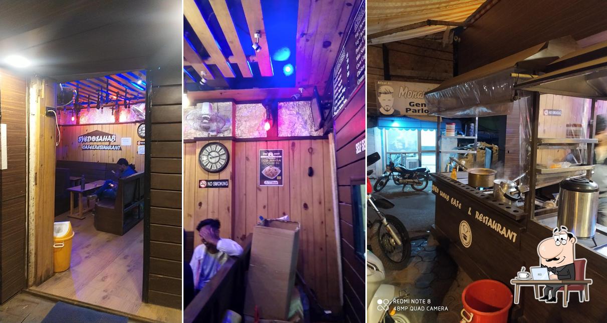 The interior of Syed Sahab cafe & restaurant
