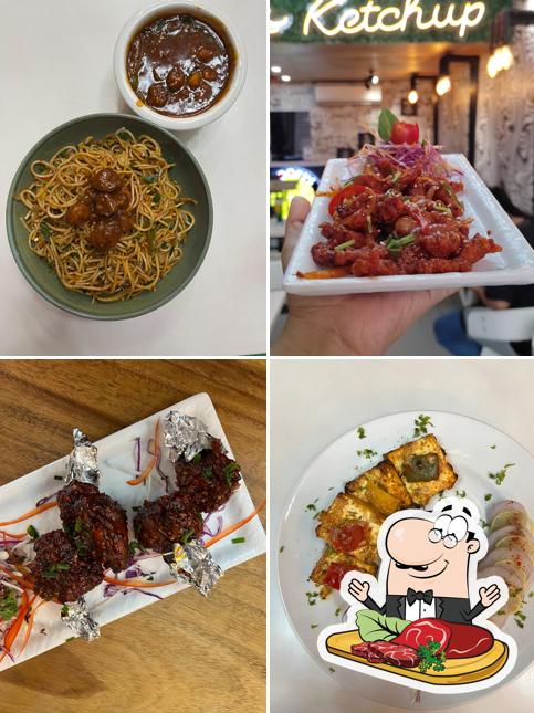 Pick meat dishes at Goofys Cafe