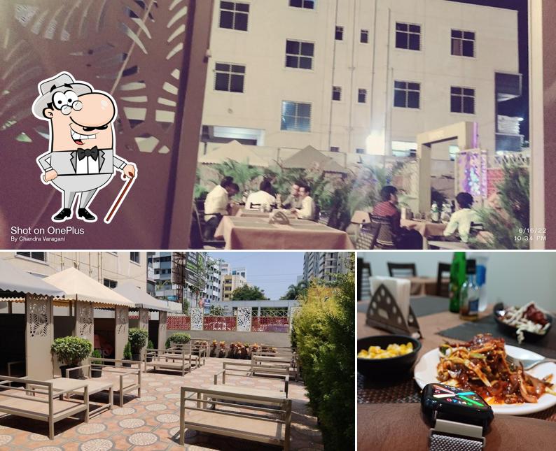 Enjoy the view at the outside area of Hotel Yashraj Family Restaurant and Bar