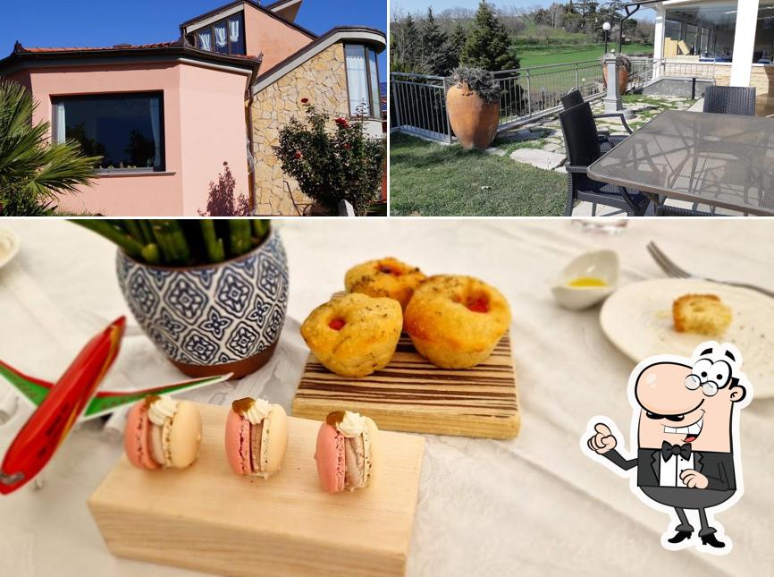 La foto della interni e cibo di La Villa