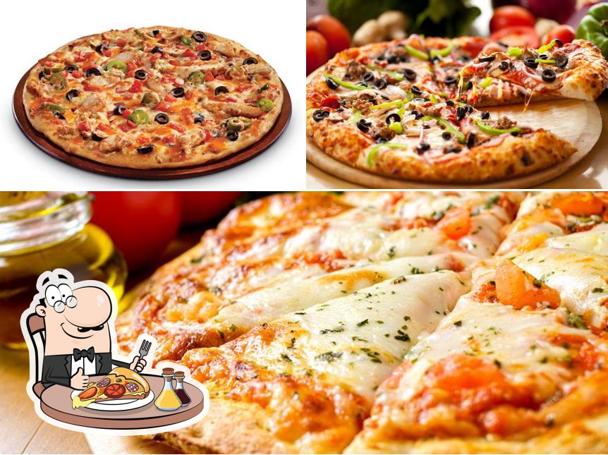 Order different kinds of pizza