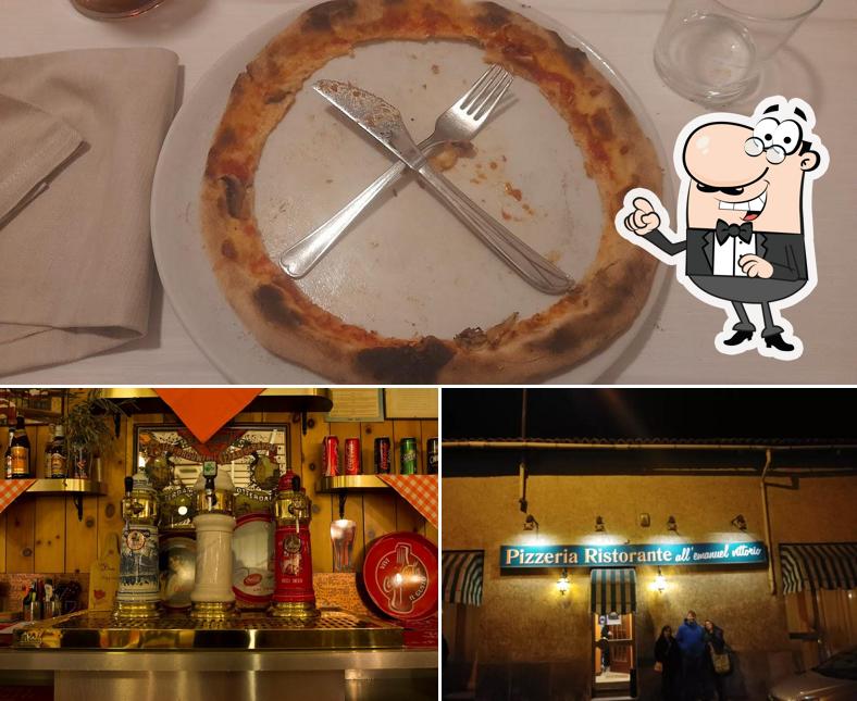 Dai un’occhiata alla immagine che presenta la esterno e cibo di All'Emanuel Vittorio
