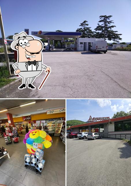 Gli esterni di Autogrill Pieve S. Stefano Est