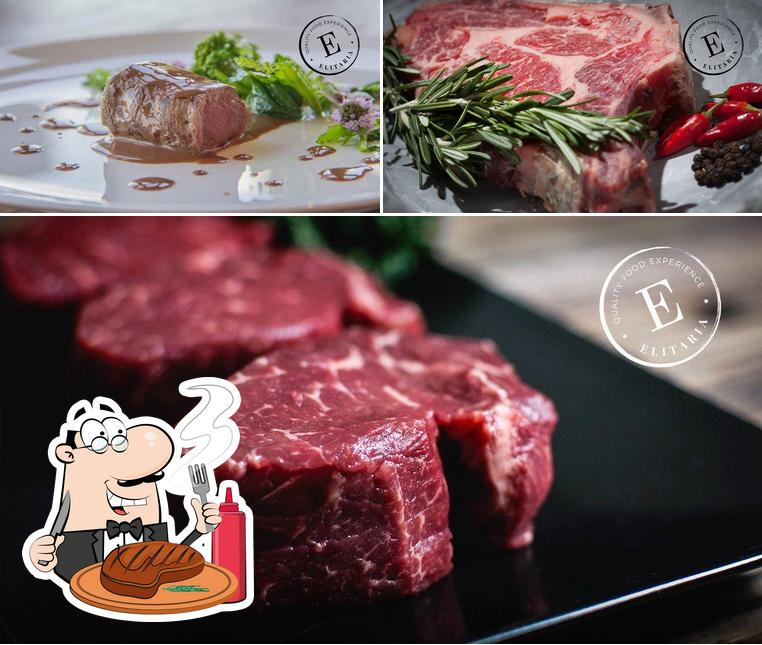 Prova i piatti di carne a Elitaria srl Sovicille
