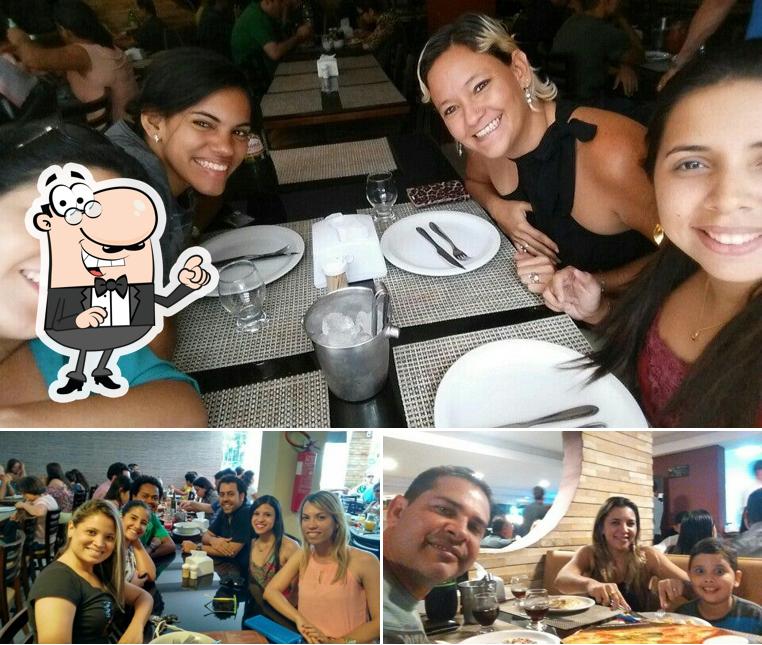 O interior do Famiglia Lucco