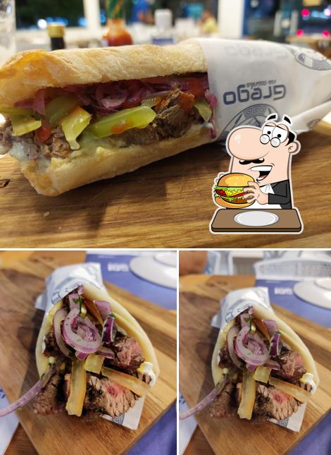 Consiga um hambúrguer no Grego na Cozinha