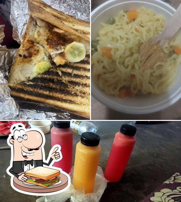 Grilled cheese sandwich at Hot & Cold