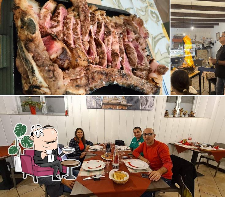 La Braceria, trattoria di Nuccio Garofalo si caratterizza per la interni e cibo