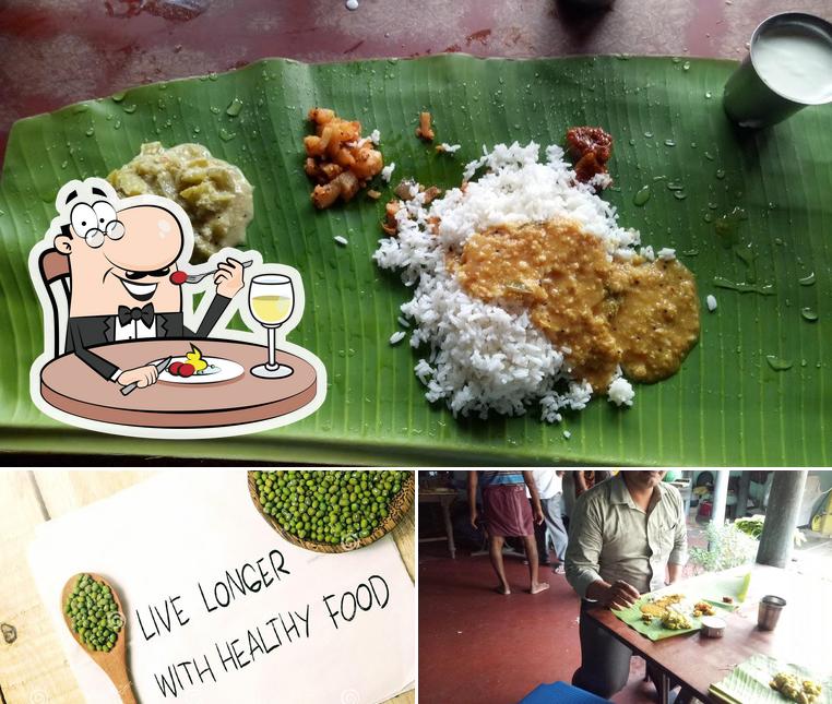 The image of food and interior at Mami Mess (Iyer Mess)