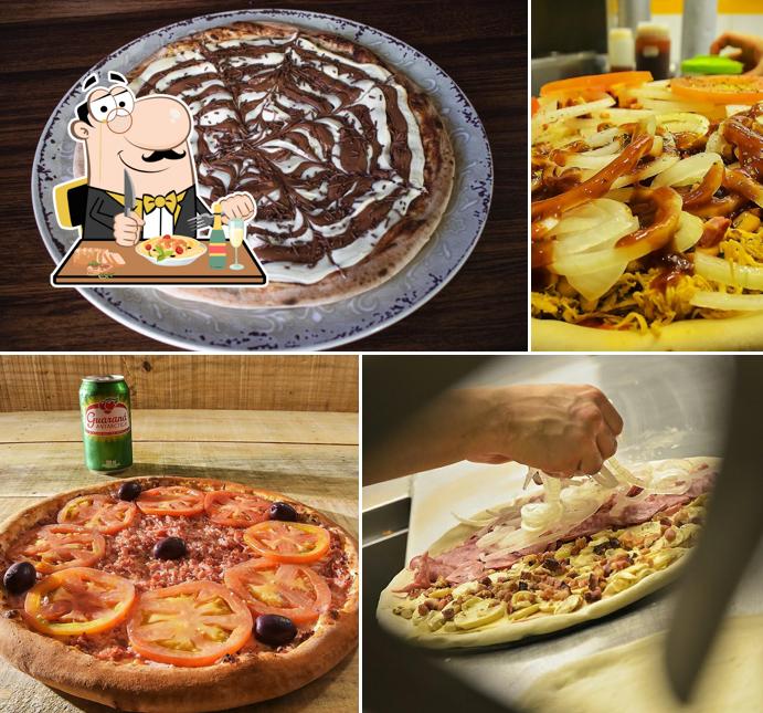 Platos en O Clã da Pizza