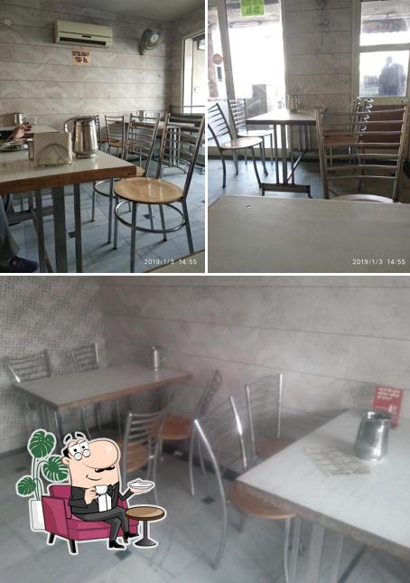 The interior of Satpal Chicken Dhaba