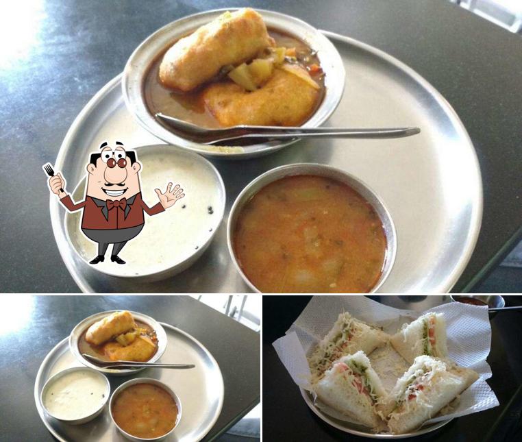 Food at Satvik Only Veg