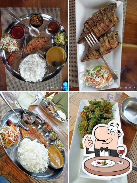 Food at The Farm Deck Restaurant