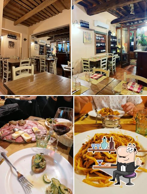 Gli interni di Trattoria Tiberio Firenze