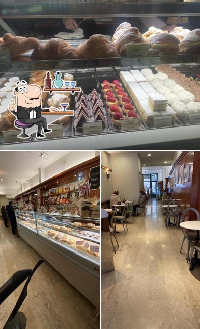 Gli interni di Pasticceria Alpago