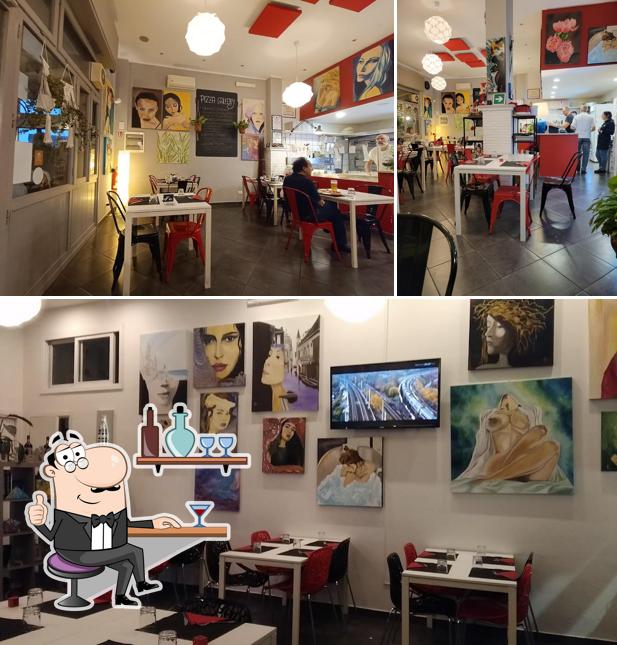 Gli interni di Pizza Gallery