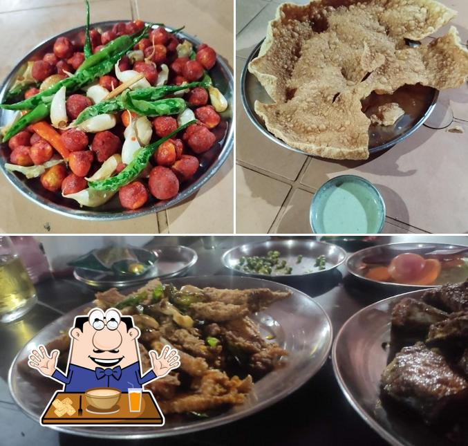 Food at Gaodevi Dhaba