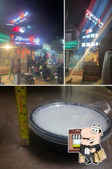 The exterior of Mecca Grills