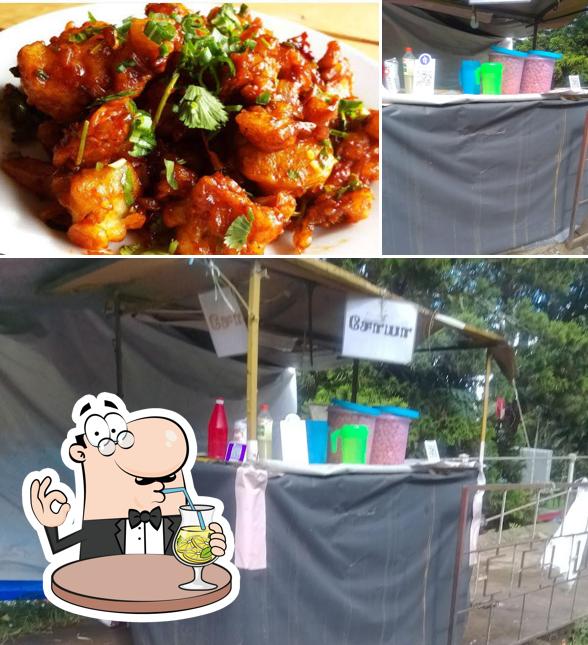 This is the image displaying drink and food at Nasreen Fastfood