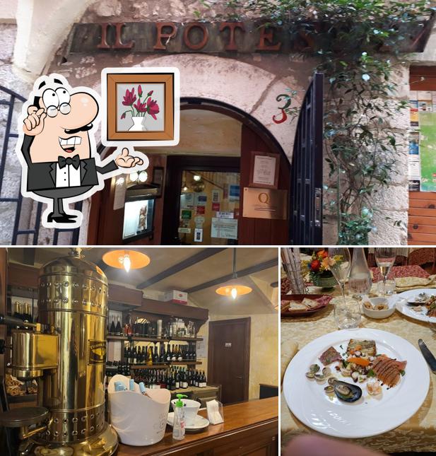 La interni e esterno del ristorante