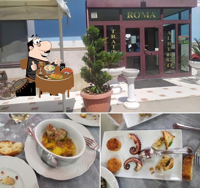 Platti al Trattoria Albergo Roma