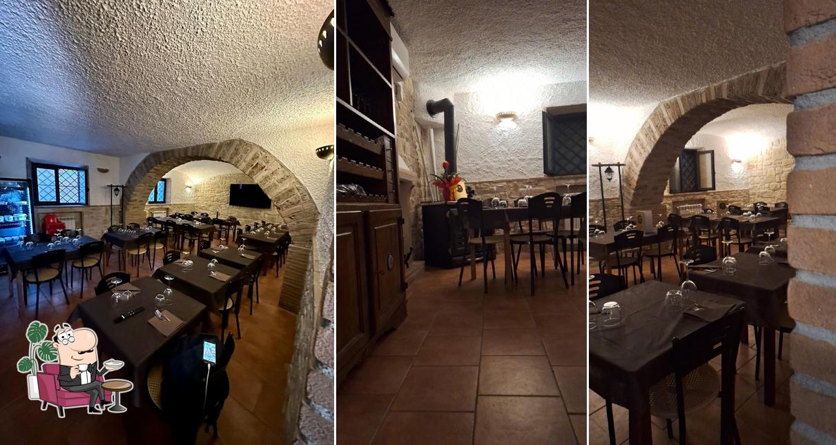 Gli interni di oro.nero24 Ristorante