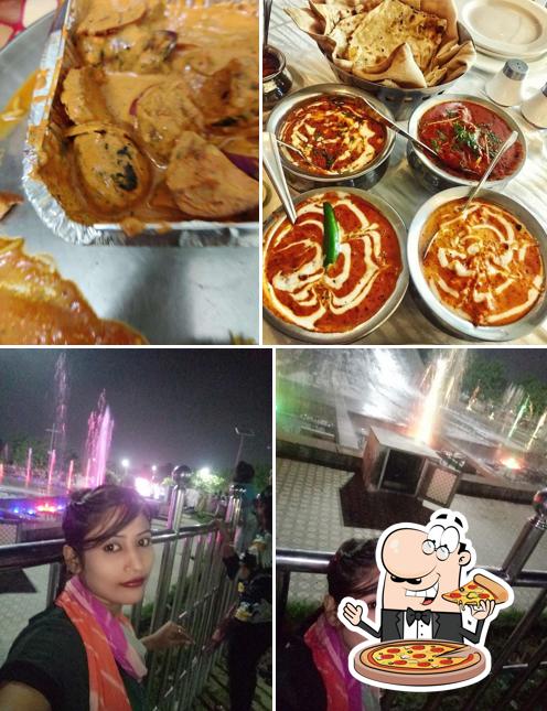 Try out different types of pizza