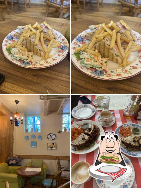 Club sandwich at The Willow Cafe