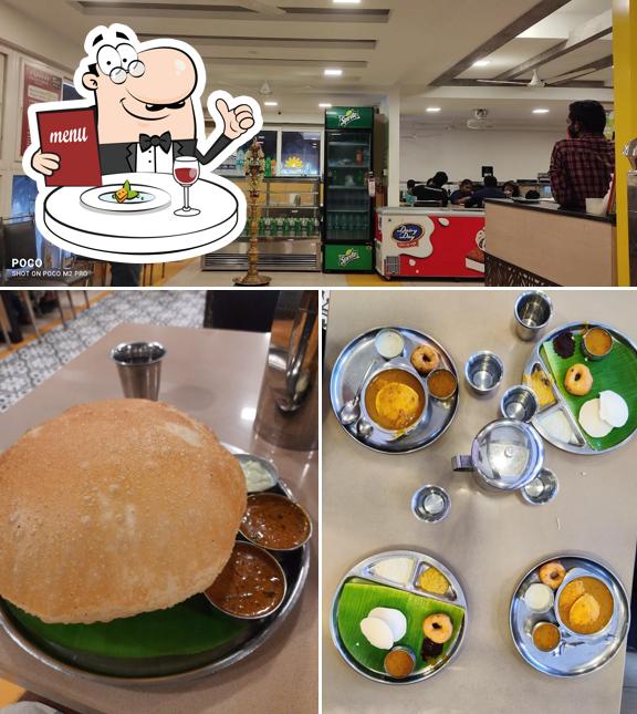 Take a look at the photo depicting food and interior at Aryaas Express