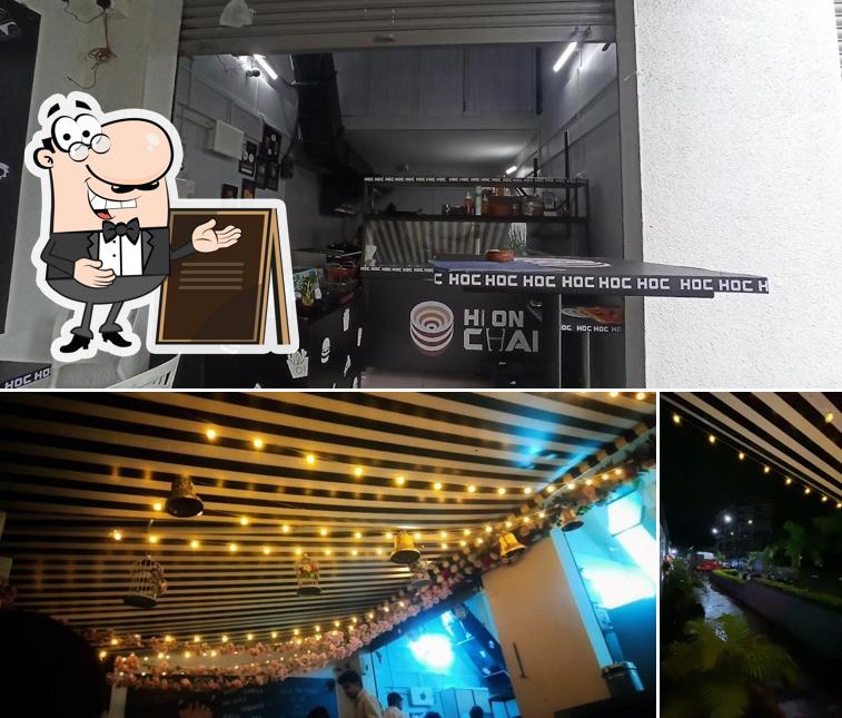 Check out the picture displaying exterior and interior at Hi On Chai - Best Cafe