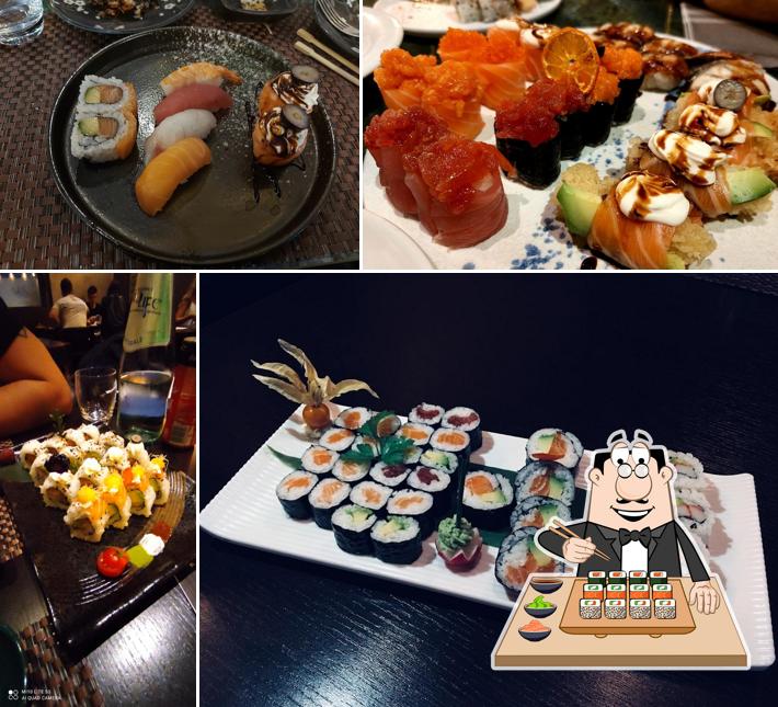 Prova le varie opzioni di sushi