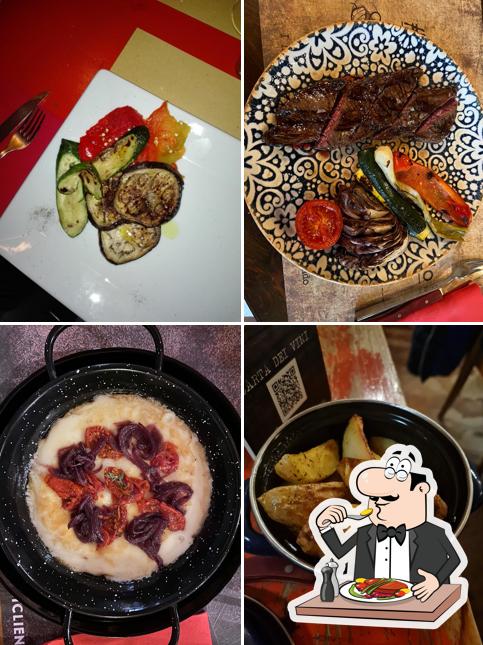 Platti al Ristorante La Peña