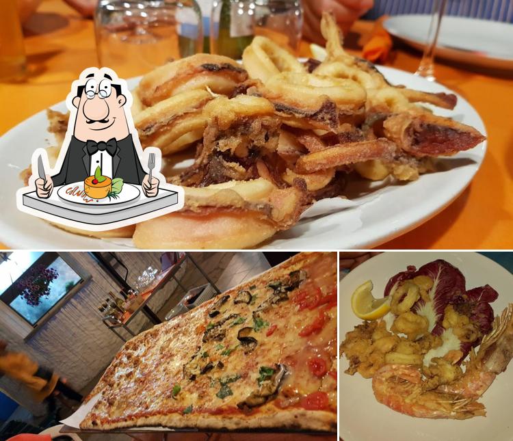 Platti al La Vecchia Metro Pizzeria, Cozzeria, Ristorante
