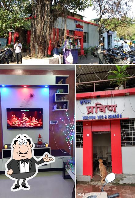 The restaurant's interior and exterior
