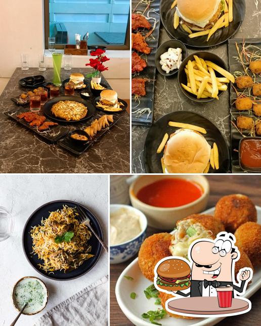 Order a burger at Captain Wings Family Resto Bar, Nashik