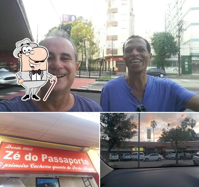 O exterior do Zé do Passaporte Cachorro-Quente