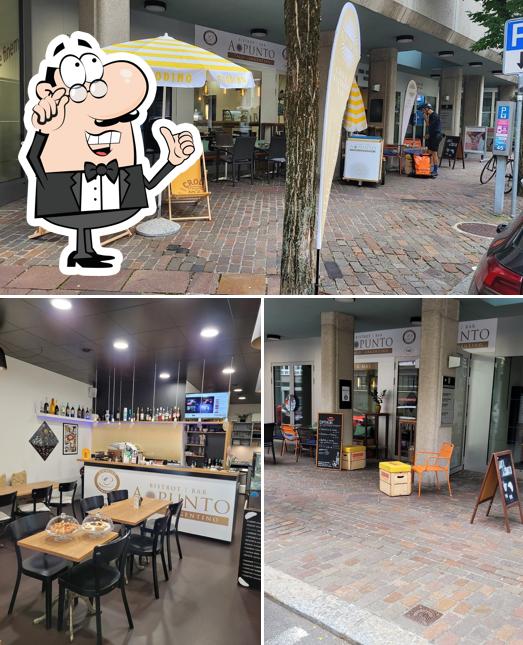 Gli interni di A.PUNTO - Caffè Bistrot Bar Italo-Argentino