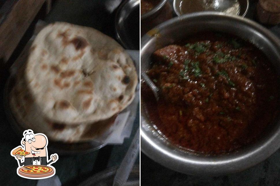 Pick pizza at Ballu ka Dhaba