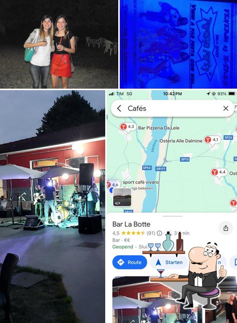 Gli interni di Bar La Botte