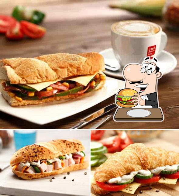 Try out a burger at Cake a day