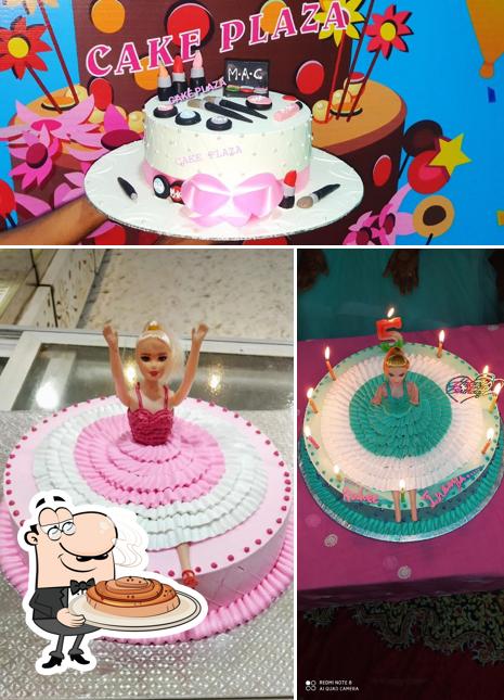 Look at the picture of Cake plaza