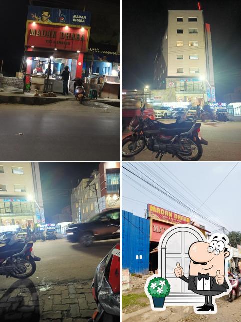 Check out how Madan Dhaba Bhojnalaya looks outside