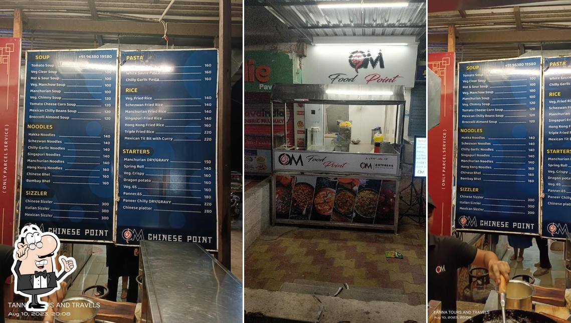 The interior of OM FOOD POINT