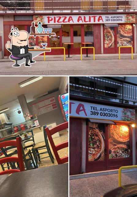 Gli interni di PIZZA ALITA