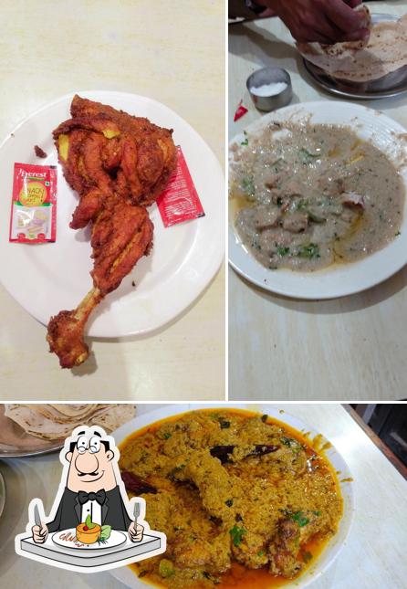 Food at Sattar Mutton Hotel