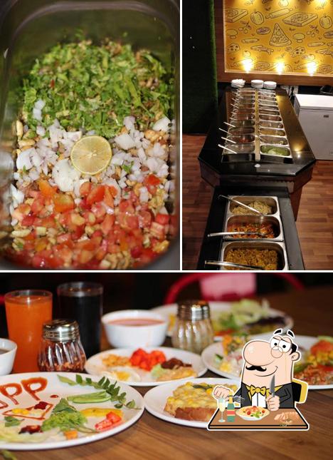 Food at Unlimited Pizza Parlour