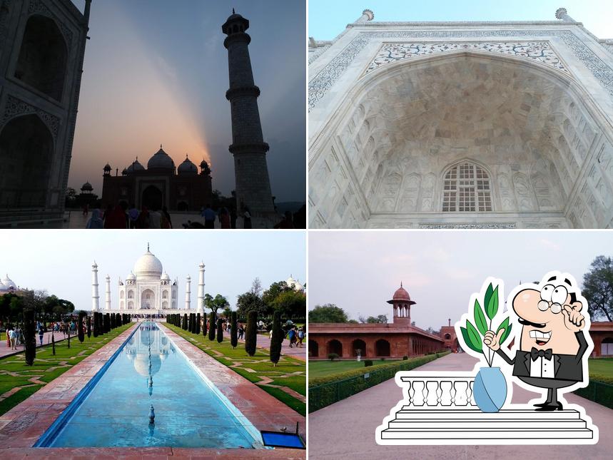 You can get some fresh air outside Taj mahal