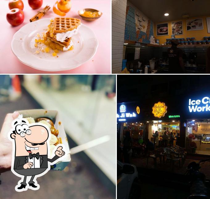 Take a look at the picture depicting interior and food at The Belgian Waffle Co Take a look at the picture depicting interior and food at The Belgian Waffle Co