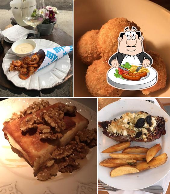 Platos en Myk Restaurante