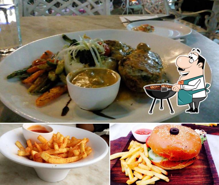 Get meat meals at Peppermill Bistro